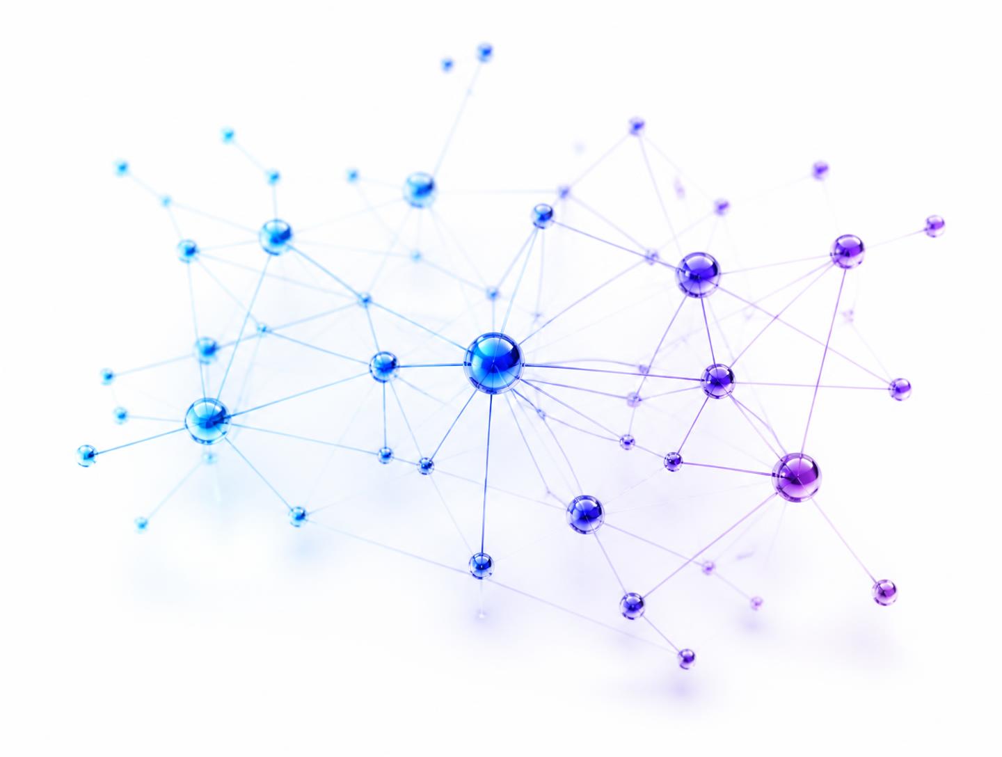 Abstract knowledge graph representing the H Genome